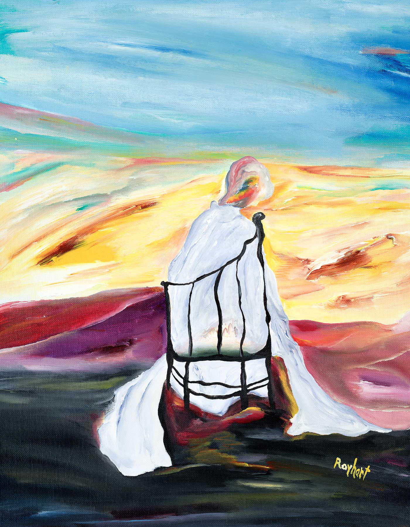 The Silent Sit 16x20